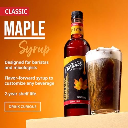 DaVinci Gourmet Maple Syrup, 25.4 Fluid Ounces (Pack of 1)