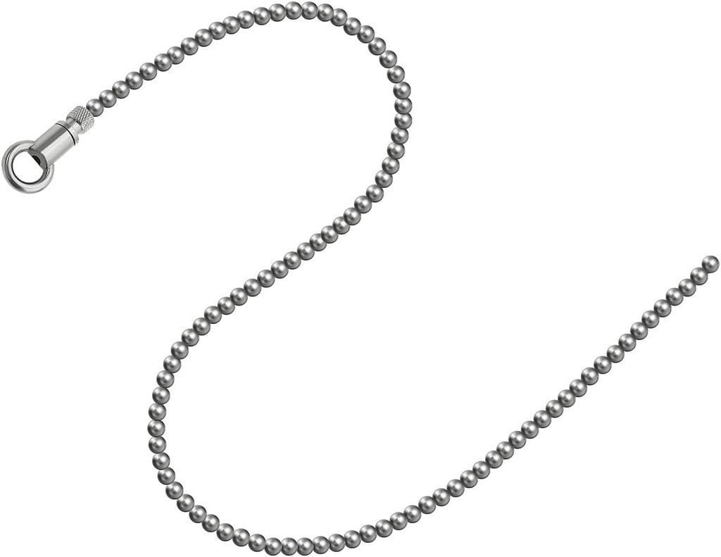 Urethral Sounds Stainless Steel Beads Catheter Dilator 19.69" Smooth Penis Insert Stimulation Urethral Sounding Toys Catheter Stretching Male Masturbation Rod(6mm)