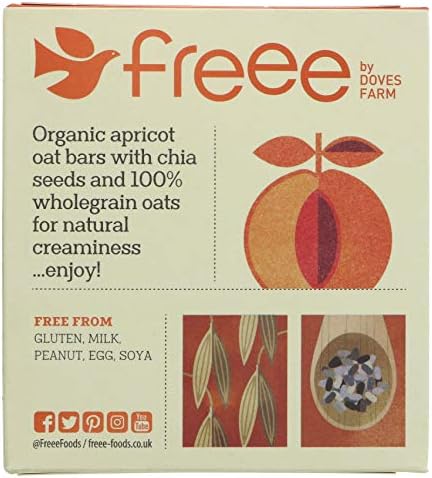 Doves Farm Org GF Apricot & Chia Flapjack 4 x 35g - 7 Pack