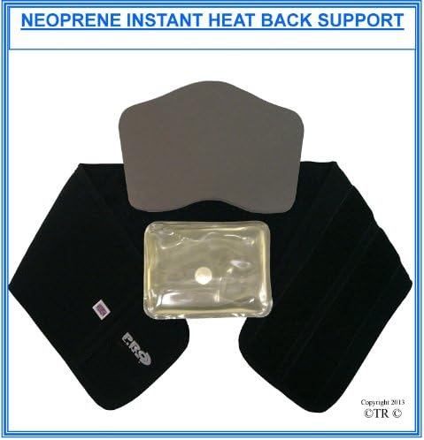 Proline Neoprene Instant Heat Back Support, Blue, Adult One Size