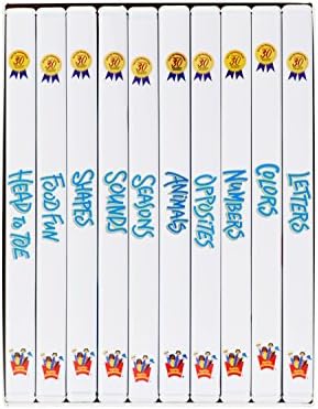 10 Pack DVD Bundle Preschool Learning Encyclopedia Set for Preschool Children by Baby's First Impressions®