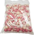 Vidal Lotta Lollies Pink and White Lollipops 75 pieces Strawberry & Cream