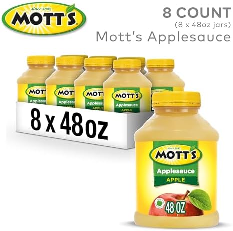 Mott's Applesauce, 48 Ounce Jar (Pack of 8)