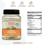 Pride of India – Garlic Fine Ground – Gourmet & Culinary Grade – Classic Seasoning to Pasta/Sauces/Dips/Bakes – Easy to Store – 8 oz. Medium Dual Sifter Bottle