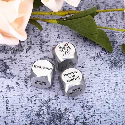 Anniversary Newlywed Honeymoon Gifts for Couple Women Men Valentines Day Naughty Gifts for Boyfriend Girlfriend Husband Wife Date Night Ideas Dice for Him Her Christmas Bridal Shower Gifts for Bride