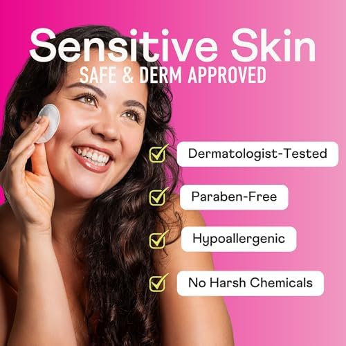 Swisspers Premium Cotton Rounds, Dual Sided Pads - 100 Pads (Pack of 3) - 100% Pure Chlorine-Free Cotton, Hypoallergenic & Dermotologist Tested - Cotton Pads for Makeup & Nail Polish Removal