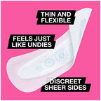 U by Kotex Barely There Liners, Light Absorbency, Unscented