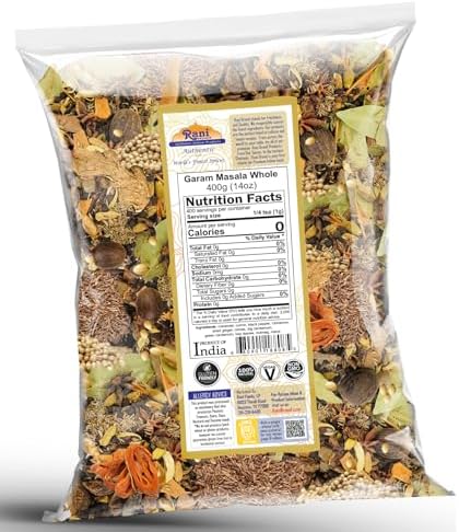 Rani Garam Masala Indian 11 Whole Spices Blend 14oz (400g) ~ All Natural, Salt-Free | Vegan | No Colors | Gluten Friendly | NON-GMO | Indian Origin