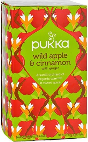Pukka Wild Apple & Cinnamon with Ginger, 20 Fruit Tea Sachets