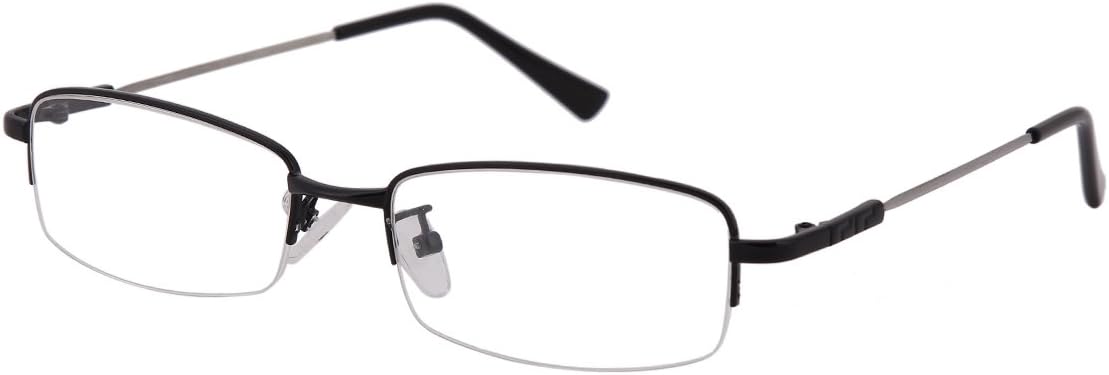 Computer Reading Glasses Mens Womens Half Rim +3.00 Black Radiation Protection Readers