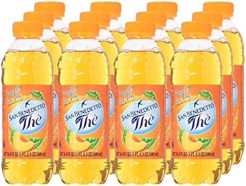 San Benedetto Iced Tea, Peach, 12 Count