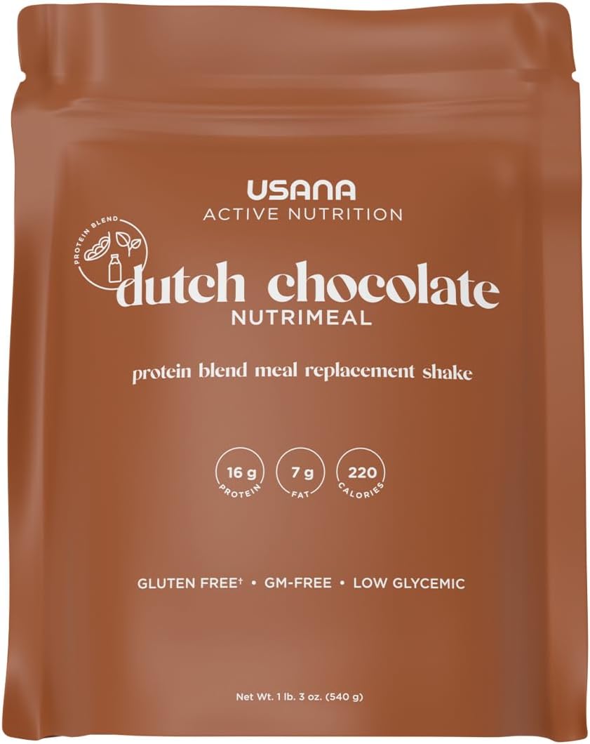USANA Meal Replacement Shake - Dutch Chocolate - 540 Grams - 9 Servings