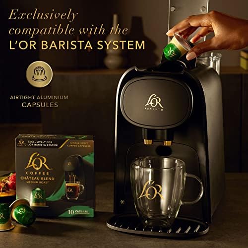 L'OR Coffee Pods, 10 Count Provocateur Medium Roast Blend, Single-Serve Aluminum Coffee Capsules Compatible with the L'OR BARISTA System, 10 count (Pack of 1)