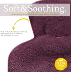 Hot Water Bottle - with Soft Premium Fleece Cover - Plum, 2L - Heating Pad for Menstrual Cramps and Period Comfort - Bed Foot Warmer - Hot & Cold Compress for Back, Stomach, Neck Pain Relief
