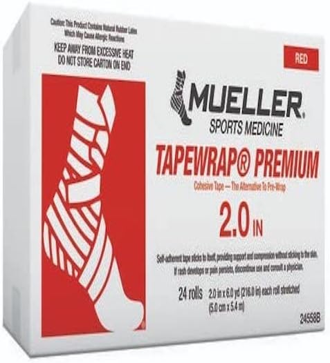 Mueller TapeWrap Premium Red - 5cm x 5.4m