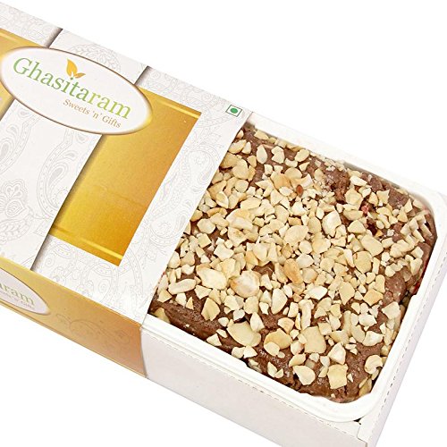 Ghasitaram Gifts Diwali Gifts Sweets - Roasted Cashew Chocolate Cake