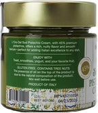Pistachio Cream, Premium 45%, Smooth Sicilian Pistachio Spread, 7 oz (200g), Contains 45% Pistachio nuts, Sweet Pistachio Butter, Product of Italy, L’Oro Del Sud