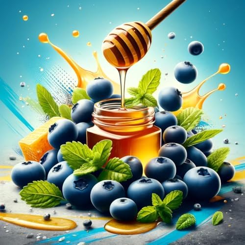 Puzzy - Blueberry-Honey-Mint Flavor Concentrate - Vegan - Sasami - 100ml
