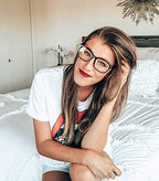WOWSUN Unisex Stylish Nerd Non-prescription Glasses, Clear Lens Eyeglasses Frames, Fake Glasses