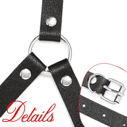 Leather Leg Harness Thigh Black Fashion Rave Body Accessories for Women