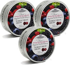 Simpkins Sugar and Gluten Free Forest Fruit Travel Sweets 175g Tin (Pack of 3)