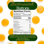 SweetGourmet Butterscotch Buttons | Arcor Premium Bulk Wrapped Hard Candy | 5 Pounds