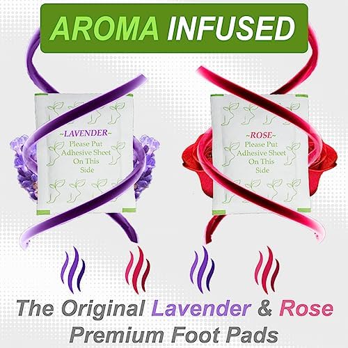 Dr. Entre's Foot Pads: Premium Lavender & Rose Foot Patches | 90 Pack