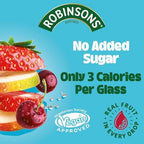 Robinsons Double Strength Orange No Added Sugar Fruit Squash 1000ml (Pack of 2)
