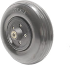 Wheelchair Caster Wheel with 7/16" Bearings & Urethane Tire(8"*2"), (200 * 50),Bariatric Heavy Duty Wheelchair Universal Caster, Front Wheel Replacement Parts,8" x 2" Solid Urethane tire(1EA,Black)