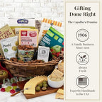 Capalbo's Sweetest Sugar-Free Gourmet Gift Basket | Sugar Free Baskets w/Smoky Gouda, Artisan Crackers, Gourmet Snacks & More | Gift-Ready Packaging w/Personalized Message