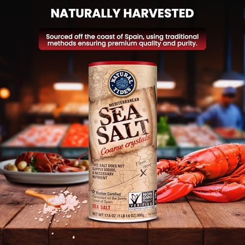 Natural Nectar Coarse Mediterranean Sea Salt 24.7 oz.