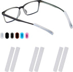 Glasses Ear Cushion, Non Slip Soft Silicone Eyeglass Ear Cushions, Anti-Slip Comfort Eyeglasses Temple Tips Sleeve Retainer