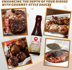 Wan Ja Shan Organic Worcestershire Sauce USDA Organic, Umami-Rich Flavor | Marinade, Glaze, Dressing & Dipping Sauce | Non GMO, Vegan, Kosher Parve Great for Meats, Vegetables & Stir Fry (10oz Pack of 1)