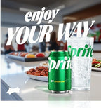 Sprite Lemon Lime Soda Soft Drinks, 12 fl oz, 12 Pack,Cans