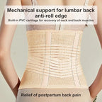 2 in 1 Postpartum Belly Wrap C Section Recovery Belt Support Recovery Belly/Waist/Pelvis Belt Girdle Support Recovery Corset Wrap after Birth Abdominal Binder Body Shaper for Women (SIZE L)