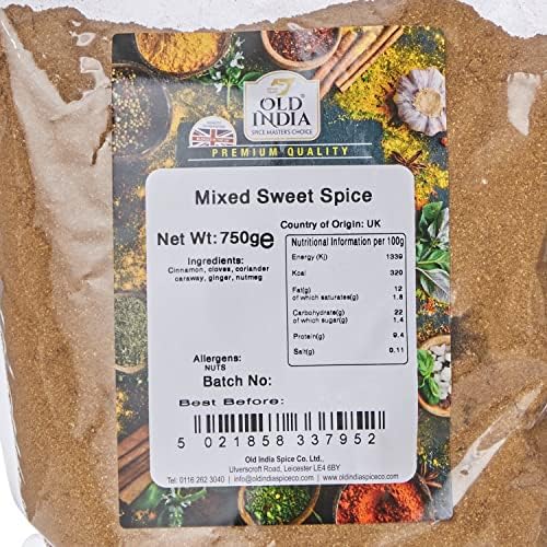 Old India Mixed Sweet Spice 750 g