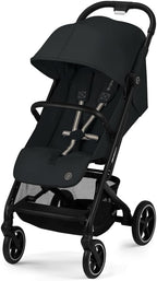 CYBEX Beezy 2 Compact and Lightweight Travel Stroller - Compatible with CYBEX Car Seats, Magic Black