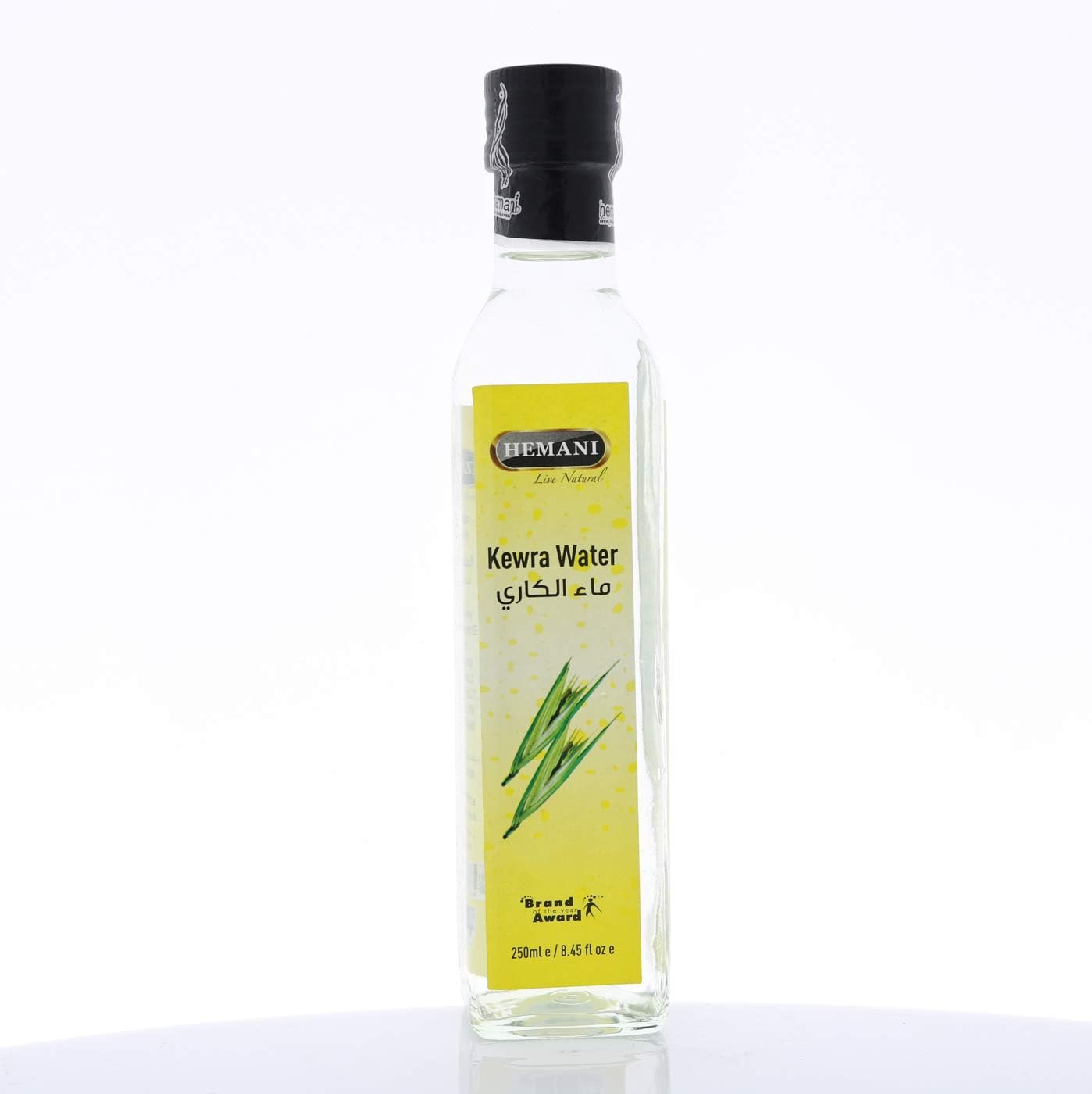 Hemani Kewra Water 250ML in Glass Bottle | Pure & Natural Kewra Essence | Premium Kewra Water for Cooking | Authentic Kevda Water for Culinary Delights | Versatile Keora Extract