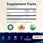 Vitamatic Castor Oil Softgels 750 mg | Cold Pressed | 180 Softgels | Easy-to-Swallow