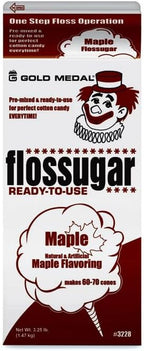 Cotton Candy Floss sugar Mix Flavors | Pack Of 4 | Lime, Maple, Orange and Pina Colada Flavors | 1/2 Gallon Cartons