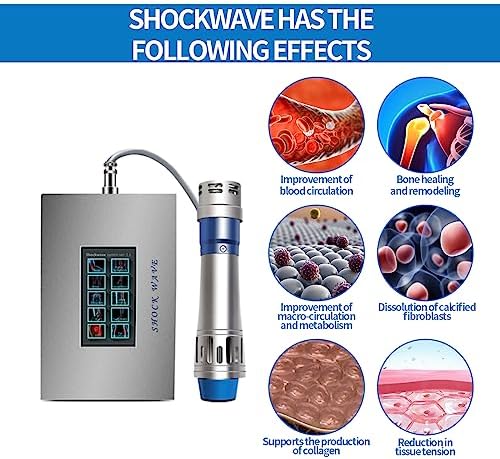 Electric Shockwave Therapy Machine for Body Shock Wave Therapy Device Muscle Relaxation Tool for Pain Relief