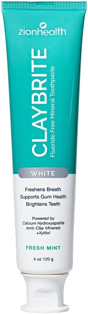 Zion Health ClayBrite Mineral Toothpaste 4 oz White