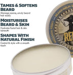 Reuzel Wood and Spice Beard Balm - All-In-One Treatment for a Fresh, Polished Beard - Conditioning, Sculpting, and Shaping Moisturizer with Shea Butter and Argan Oil - Woody Spice Fragrance