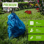 20 SUPER STRONG HEAVY DUTY RUBBLE SACKS 40 Litre Capacity, Blue, ECO20RB, 508mm x 762mm