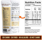 Sweet Logic Keto Baking Mix - Carrot Cake - Gluten-Free - Dairy Free - Diabetic-Friendly - High Protein - Allulose - Stevia - Low Sugar - Low Carb - Quick 20-Minute Prep (1-2G Carbs Per Serving)