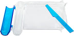 Apothecary Products Pill Tray & Spatula for Tablets, Medicine, Vitamins, Right-Handed, Clear, 2 Count