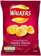Walkers Crisps - Smoky Bacon (32.5g) - Pack of 2
