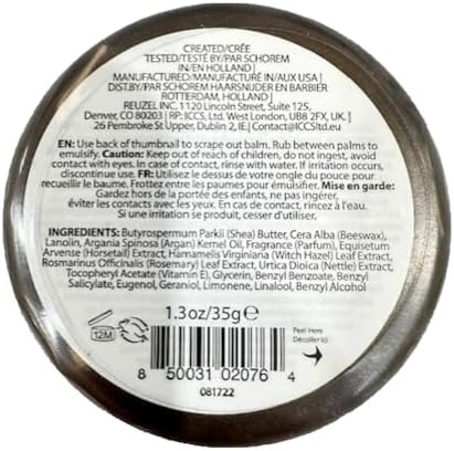 REUZEL Clean & Fresh Beard Balm, Hydrating, Reduces Itchy Skin and Beadruff, Tames Rogue Hair, For All Skin Types, 1.3 oz