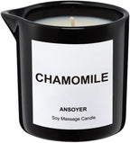 Massage Oil Candle, Ultra Hydrating Body Care with Soybean Oil, Body Oil Candle, 8.1oz, Amazing Gift (Chamomile)