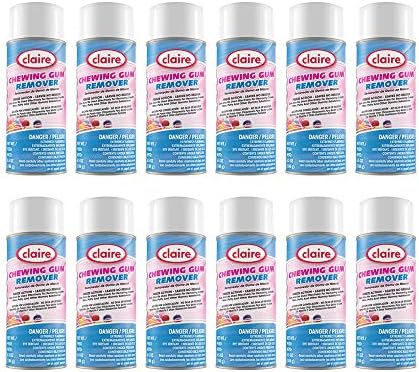 Claire CL813-12pk Chewing Gum Remover; 6.5 Oz. Net Wt.,12 Count